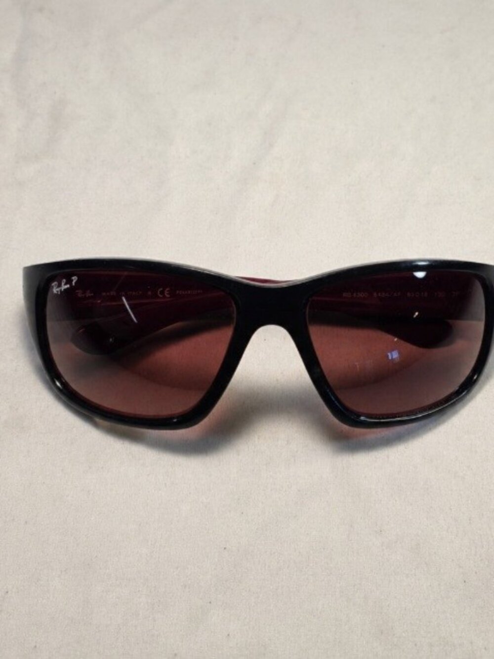 Ray-Ban Sunglasses Maroon and Black Men's rb4300 6434